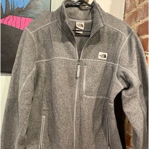 North Face Full Zip Sweater